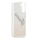 Guess GUHCS21MPCUGLSGO S21+ G996 złoty/gold hardcase Glitter Gradient Script