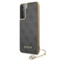 Guess GUHCS21SGF4GGR S21 G991 szary/grey hardcase 4G Charms Collection