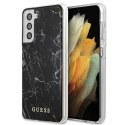 Guess GUHCS21SPCUMABK S21 G991 czarny/black hardcase Marble