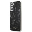 Guess GUHCS21SPCUMABK S21 G991 czarny/black hardcase Marble