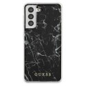 Guess GUHCS21SPCUMABK S21 G991 czarny/black hardcase Marble