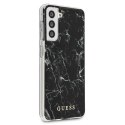 Guess GUHCS21SPCUMABK S21 G991 czarny/black hardcase Marble