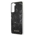 Guess GUHCS21SPCUMABK S21 G991 czarny/black hardcase Marble