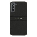 Guess GUHCS22MPSASBBK S22+ S906 czarny/black Saffiano Stripe