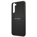 Guess GUHCS22SPSASBBK S22 S901 czarny/black Saffiano Stripes