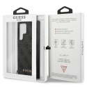 Guess GUHCS23LGF4GGR S23 Ultra S918 szary/grey hardcase 4G Charms Collection