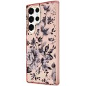 Guess GUHCS23LHCFWSP S23 Ultra S918 różowy/pink hardcase Flower Collection