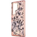 Guess GUHCS23LHCFWSP S23 Ultra S918 różowy/pink hardcase Flower Collection