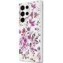 Guess GUHCS23LHCFWST S23 Ultra S918 biały/white hardcase Flower Collection