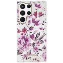 Guess GUHCS23LHCFWST S23 Ultra S918 biały/white hardcase Flower Collection