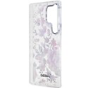 Guess GUHCS23LHCFWST S23 Ultra S918 biały/white hardcase Flower Collection