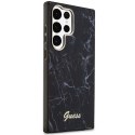 Guess GUHCS23LPCUMAK S23 Ultra S918 czarny/black hardcase Marble