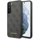 Guess GUHCS23MG4GFGR S23+ S916 szary/grey hardcase 4G Metal Gold Logo