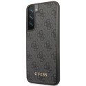 Guess GUHCS23MG4GFGR S23+ S916 szary/grey hardcase 4G Metal Gold Logo