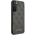 Guess GUHCS23MG4GFGR S23+ S916 szary/grey hardcase 4G Metal Gold Logo