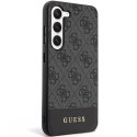 Guess GUHCS23MG4GLGR S23+ S916 czarny/black hardcase 4G Stripe Collection