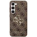 Guess GUHCS23S4GMGBR S23 S911brązowy/brown hardcase 4G Big Metal Logo