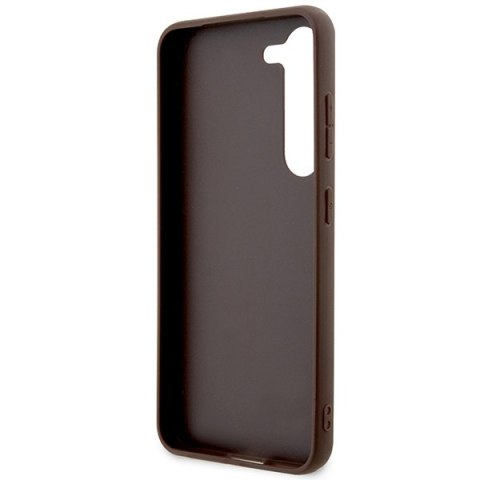 Guess GUHCS23S4GMGBR S23 S911brązowy/brown hardcase 4G Big Metal Logo