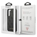 Guess GUHCS23SG4GFGR S23 S911 szary/grey hardcase 4G Metal Gold Logo