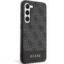 Guess GUHCS23SG4GLGR S23 S911 czarny/black hardcase 4G Stripe Collection