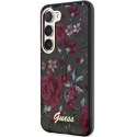 Guess GUHCS23SHCFWSA S23 S911 zielony/khaki hardcase Flower Collection