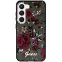 Guess GUHCS23SHCFWSA S23 S911 zielony/khaki hardcase Flower Collection