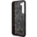 Guess GUHCS23SHCFWSK S23 S911 czarny/black hardcase Flower Collection