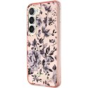 Guess GUHCS23SHCFWSP S23 S911 różowy/pink hardcase Flower Collection