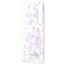 Guess GUHCS23SHCFWST S23 S911 biały/white hardcase Flower Collection