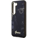 Guess GUHCS23SHTMRSK S23 S911 czarny/black hardcase Golden Marble Collection