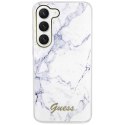 Guess GUHCS23SPCUMAH S23 S911 biały/white hardcase Marble