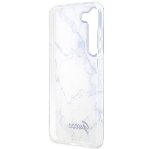Guess GUHCS23SPCUMAH S23 S911 biały/white hardcase Marble