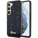 Guess GUHCS23SPCUMAK S23 S911 czarny/black hardcase Marble