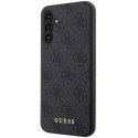 Guess GUHCSA14G4GFGR A14 szary/grey hard case 4G Metal Gold Logo