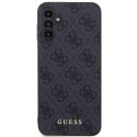 Guess GUHCSA14G4GFGR A14 szary/grey hard case 4G Metal Gold Logo