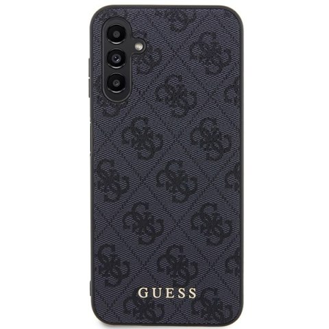 Guess GUHCSA14G4GFGR A14 szary/grey hard case 4G Metal Gold Logo
