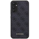 Guess GUHCSA34G4GFGR A34 5G A346 szary/grey hard case 4G Metal Gold Logo