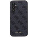 Guess GUHCSA54G4GFGR A54 5G A546 szary/grey hard case 4G Metal Gold Logo