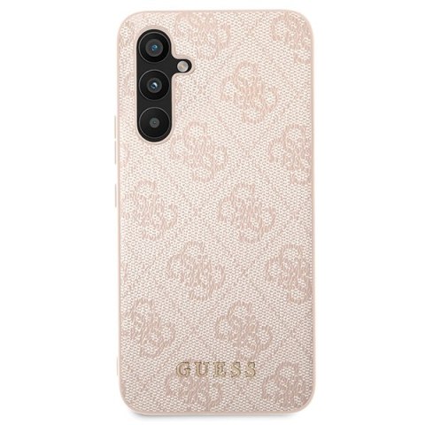 Guess GUHCSA54G4GFPI A54 A546 różowy/pink hard case 4G Metal Gold Logo