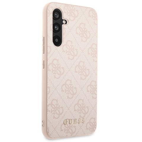 Guess GUHCSA54G4GFPI A54 A546 różowy/pink hard case 4G Metal Gold Logo