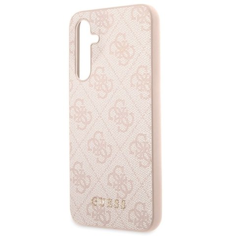 Guess GUHCSA54G4GFPI A54 A546 różowy/pink hard case 4G Metal Gold Logo