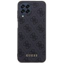 Guess GUHCSM33G4GFGR M33 5G M336 szary/grey hard case 4G Metal Gold Logo