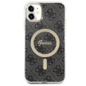 Guess GUHMN61H4STK iPhone 11 6.1" czarny/black hardcase 4G MagSafe