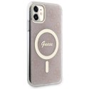 Guess GUHMN61H4STP iPhone 11 6.1" różowy/pink hardcase 4G MagSafe