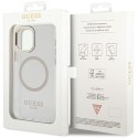 Guess GUHMP12MHTRMD iPhone 12/12 Pro 6.1" złoty/gold hardcase Metal Outline Magsafe