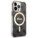 Guess GUHMP13LH4STK iPhone 13 Pro / 13 6.1" czarny/black hardcase 4G MagSafe