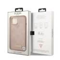 Guess GUHMP13MSAPSTP iPhone 13 6,1" różowy/pink hardcase Peony Logo Plate MagSafe