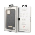 Guess GUHMP13MU4GPRK iPhone 13 6,1" czarny/black hard case 4G Logo Plate MagSafe