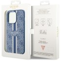 Guess GUHMP14LP4RPSB iPhone 14 Pro 6.1" niebieski/blue hardcase 4G Printed Stripes MagSafe