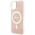 Guess GUHMP14SH4STP iPhone 14 6.1" różowy/pink hardcase 4G MagSafe